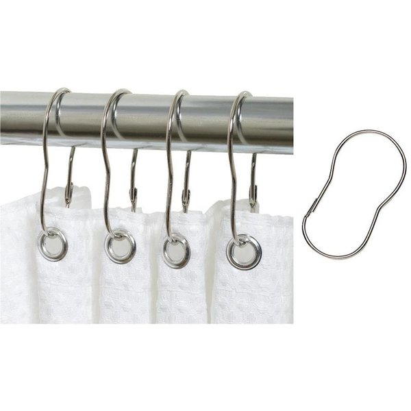 Zenith/Bathware 12Pk Chr Wire Shwr Hook 90SS